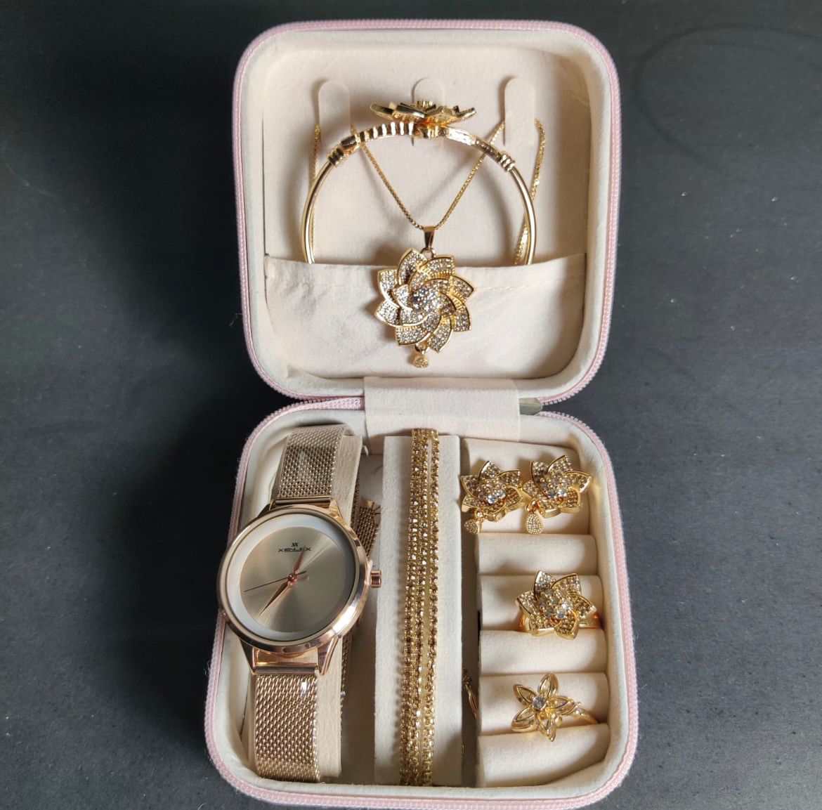 Infinity Flora Artificial Jewelry Eid Gift Set for female